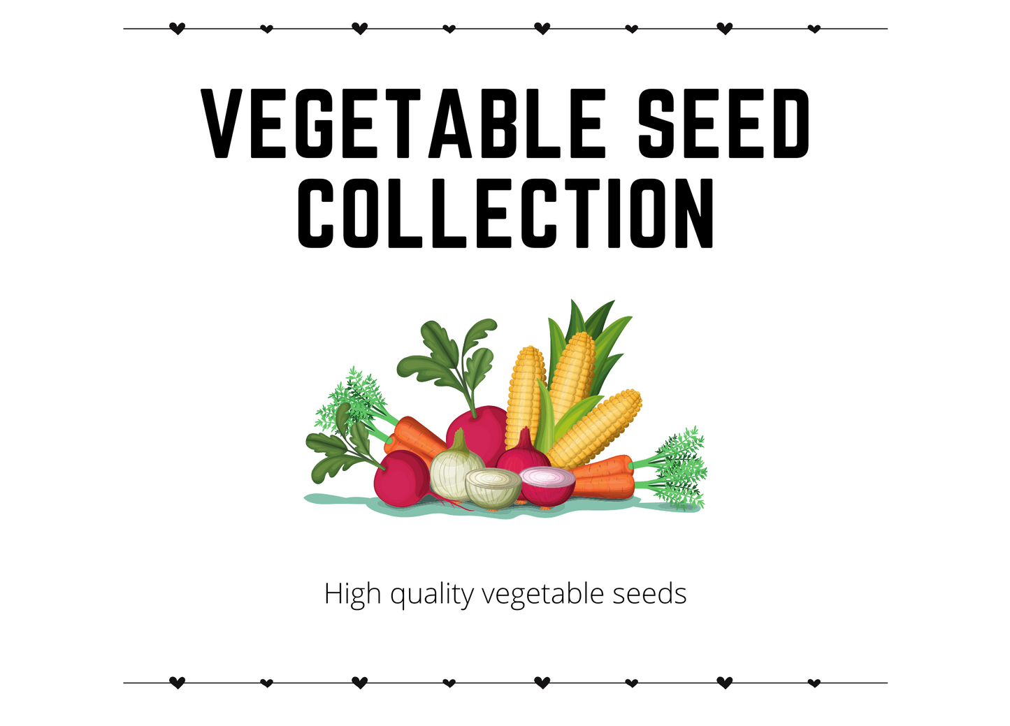 Grow Your Own Vegetables Seeds Collection